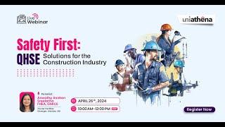 Live Webinar Safety FirstQHSE Solutions for the Construction Industry [upl. by Three]