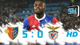 Basel vs Benfica 50 Champions League All Goals and Highlights September 272017 [upl. by Idnahr]