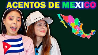 CUBANAS REACCIONAN TODOS los ACENTOS de MÉXICO [upl. by Hunter726]