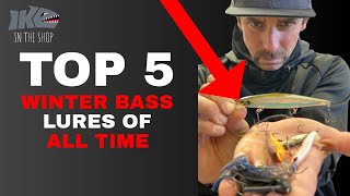 Top 5 WINTER BASS LURES OF ALL TIME [upl. by Delmar]