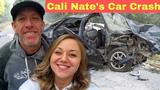 Street outlaws Cali Nate Car Crash video  Cali Nate Crash [upl. by Brianne221]