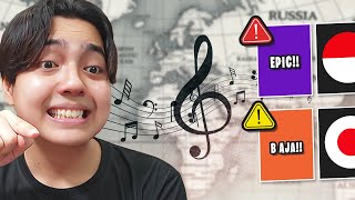 Aku Buat Ranking Lagu Kebangsaan Setiap Negara di Dunia [upl. by Slinkman58]