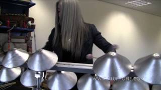 Evelyn Glennie plays Aluphone 2 [upl. by Nosreve84]