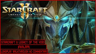 StarCraft II Legacy of the Void  Aiur  Longplay Walkthrough No Commentary [upl. by Terrene]