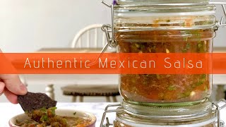 Authentic Mexican Salsa [upl. by Verlie362]