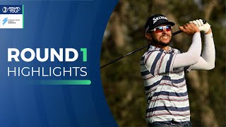 Catlin and Kobori share opening round lead  Round 1 highlights  International Series Morocco 2024 [upl. by Duhl]