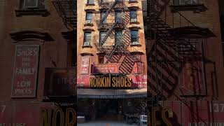 Norkin Shoes film set Lower East Side NYC [upl. by Hoagland]