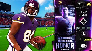 Is 99 Randy Moss the BEST Wide Receiver in Madden 23 [upl. by Nickles62]