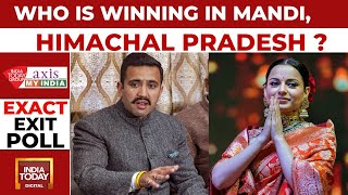 India Today Exit Poll  Who Is Winning In Himachal’s Mandi  Kangana Vs Vikramaditya Singh [upl. by Higgins238]