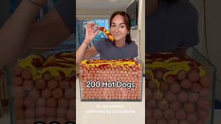 200 Hot Dogs Challenge 🤯 [upl. by Zuleika]