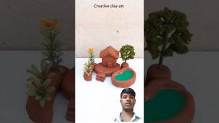 Diya clay mud house making clay reaction claybuilding clayhousemaking clayhouse craft [upl. by Adiaroz]