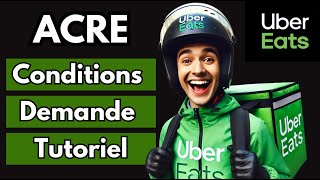 Demander lACRE en tant que Livreur Uber Eats 50 sur lURSSAF [upl. by Diet]