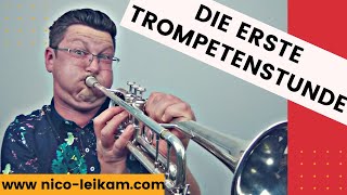 Die erste Trompetenstunde  Trompete spielen lernen  trompete 🎺 [upl. by Molohs221]