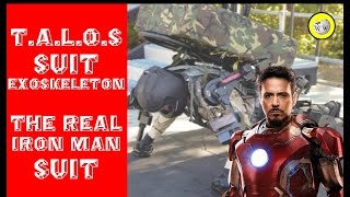 US TALOS Suit Exoskeleton  The real iron man suit [upl. by Durst160]