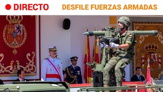 FUERZAS ARMADAS DESFILE AERONAVAL DESEMBARCO en MOTRIL con la presencia del REY  RTVE [upl. by Tabby418]