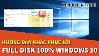 Full Disk 100 Windows 10  Nguyên nhân và cách khắc phục triệt để [upl. by Aseiram106]