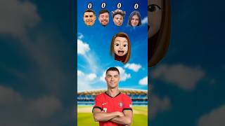 Ronaldo vs mr beast vs ishow speed vs Celine ⚽😈  Ronaldo asking short [upl. by Ahsinel]