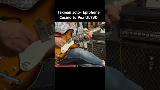 Taxman solo Beatles Vox Ul730 [upl. by Ahsimal]