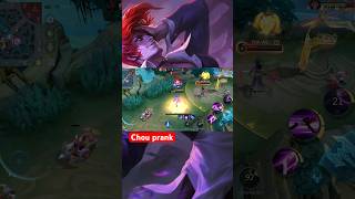 Chou prank solo lane chou mobilelegends shortyoutube [upl. by Gardy]