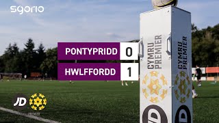 Uchafbwyntiau  Highlights  Pontypridd 01 Hwlffordd [upl. by Williamsen]