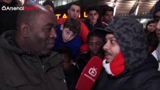 Arsenal 1 West Brom 0  Stop Saying Wenger Out  Troopz Clashes With Fan [upl. by Edras]