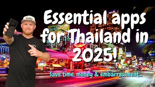 You NEED these apps when travelling Thailand in 2025 [upl. by Jules]