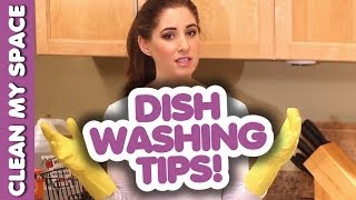 How to Hand Wash Dishes 10 Handy Dish Washing Tips Easy Dish Cleaning Ideas Clean My Space [upl. by Bertilla]