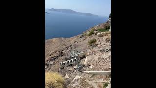 Traumhafter Ausblick  SANTORINI mit Blick auf die Seilbahn  092024 [upl. by Crin]