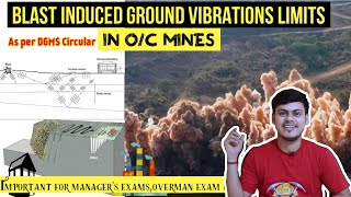 Blasting induced ground vibrations limitsDGMS circular 1997 Opencast mining [upl. by Liew842]