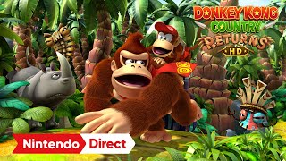 Donkey Kong Country Returns HD – Announcement Trailer – Nintendo Switch [upl. by Amadus]