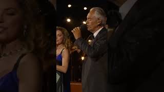 Shania Twain and Andrea Bocelli performing quotDa Stanotte in Poiquot quotFrom This Moment Onquot [upl. by Anitnoc702]