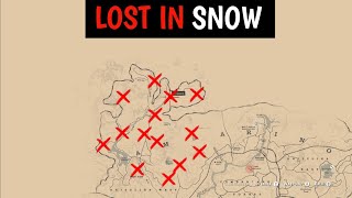 17 Unique Gear Secrets amp Weapons Lost In Snow  Red Dead Redemption 2 [upl. by Woo]