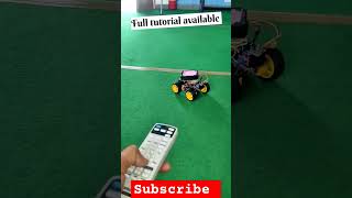 Ir remote control car using Arduino  remote control car  Arduino project  esp32 projects  rccar [upl. by Maggi464]