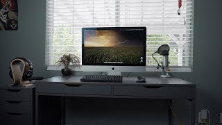 Ultimate Minimalist iMac 5k Setup 2018 [upl. by Esinyl]