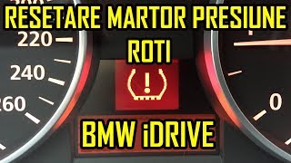 Resetare Martor Presiune Roti BMW iDrive TPMS [upl. by Kloster]