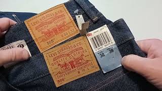 Джинсы Levis 505 двух поколений Есть ли различия [upl. by Einaffets]