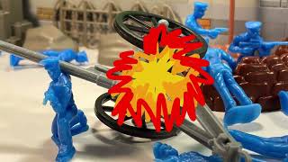 Army men World at War Ep 1 AMBUSH army men stop motion [upl. by Nospmis]