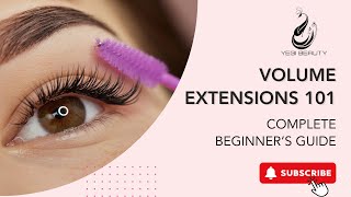 Volume Eyelash Extensions 101 Made Easy PreMade Fan Techniques for Beginners [upl. by Nancie827]