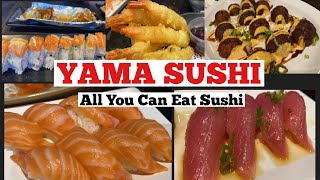 YAMA SUSHI ALL YOU CAN EAT SUSHI IN LAS VEGAS [upl. by Radmilla]