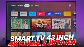 REKOMENDASI SMART TV 43 INCH TERBAIK 2023 MERK TERMURAH MULAI 2 JUTAAN 4K TAJAM [upl. by Dewees353]