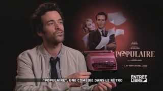 Romain Duris  film quotPopulairequot  Entrée Libre [upl. by Vincelette]