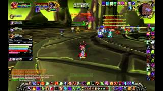 World of Warcraft TBC Hexenmeister vs Illidan Tank Aktion B2B [upl. by Ahso]