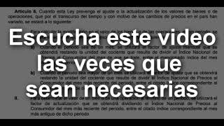 30 LISR 6 Factor de ajuste y actualización Lectura al artículo [upl. by Martinelli]