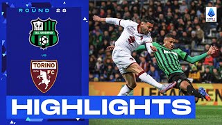 SassuoloTorino 11  The sides split the points in tight draw Goals amp Highlights  Serie A 202223 [upl. by Copp]