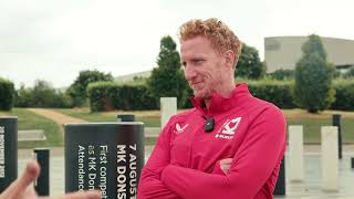 INTERVIEW Dean Lewington on two decades at MK Dons [upl. by Yanetruoc804]