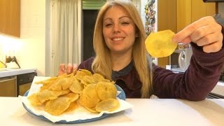 Ricetta patatine tipo pringles homemade [upl. by Lamar998]