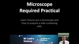 01 Microscopy Required Practical AQA GCSE Biology [upl. by Enaej]