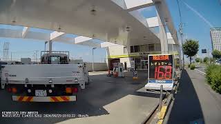 NBOXガソリンスタンドで給油☆平面駐車場入庫⇒出庫★【車載動画】【Dashcam】Refueling at a gas station [upl. by Gem670]