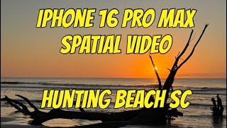 Hunting beach SC bone yard 3D spatial iPhone 16 pro max [upl. by Mccurdy]