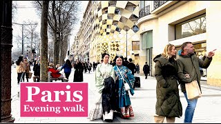 PARIS FRANCE 🇫🇷  PARIS FRIDAY EVENING WALK  PARIS 4K HDR  PARIS 4K ULTRA HD [upl. by Egor]